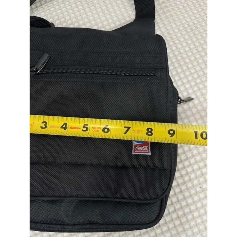 Vintage Coke Coca Cola Messenger Bag Black Adjustable Strap Athens 2004